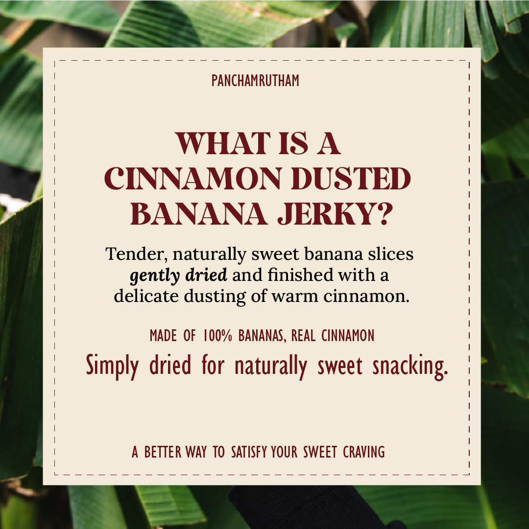 CINNAMON DUSTED BANANA JERKY